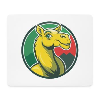 Camel Cute Kawaii Cartoon Clipart Pet Animal - Mouse Pad (horizontal) - white - Front