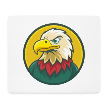 Adler Niedlich Kawaii Cartoon Clipart Haustier Tier - Mousepad (Querformat) - Weiß - Vorne