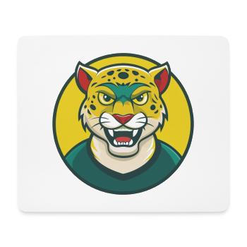 Jaguar Niedliche Kawaii Cartoon Clipart Haustier Tier - Mousepad (Querformat) - Weiß - Vorne