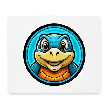 Schildkröte Bunte Kawaii Cartoon Figur Clipart - Mousepad (Querformat) - Weiß - Vorne