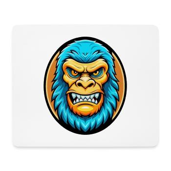 BigFoot coloré Kawaii Dessin animé Personnage Clipart - Tapis de souris (format paysage) - blanc - Devant