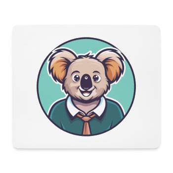 Koala Kawaii Cartoon Figur Tier Haustier Gesicht - Mousepad (Querformat) - Weiß - Vorne
