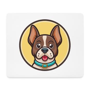 Braque Dauvergne Dog Breed Cartoon Kawaii Clipart - Mouse Pad (horizontal) - white - Front