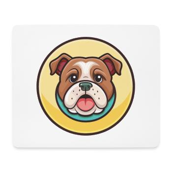 Bull Araber Hunderasse Cartoon Kawaii Clipart Tier - Mousepad (Querformat) - Weiß - Vorne