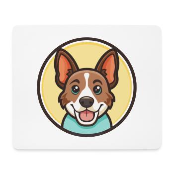 Cao De Seo Miguel Hunderasse Karikatur Kawaii - Mousepad (Querformat) - Weiß - Vorne