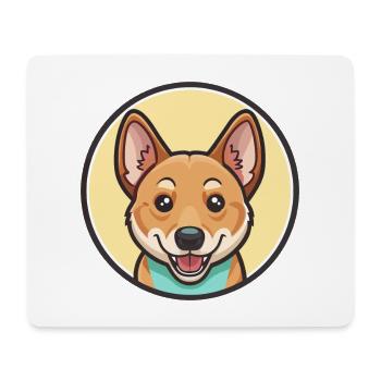 Carolina Chien Race Coloré Dessin animé Kawaii Clipart - Tapis de souris (format paysage) - blanc - Devant