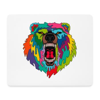 Urban Beast: Awaken Your Inner Bear - Mouse Pad (horizontal) - white - Front