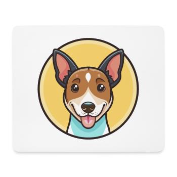 Chilean Fox Terrier Dog Breed Funny Cartoon Kawaii - Mouse Pad (horizontal) - white - Front