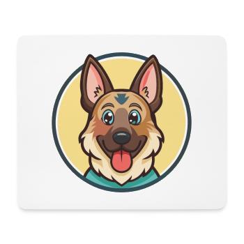 Deutscher Wachtelhund Hunderasse Karikatur Kawaii Haustier - Mousepad (Querformat) - Weiß - Vorne