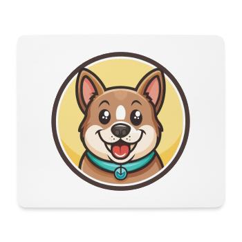 Chippiparai Hunderasse Lustiger Cartoon Kawaii Clipart - Mousepad (Querformat) - Weiß - Vorne