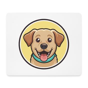 Florida Braune Hunderasse Karikatur Kawaii Clipart Haustier - Mousepad (Querformat) - Weiß - Vorne