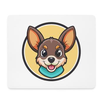 Majorque ratter chien race dessin animé Kawaii Clipart - Tapis de souris (format paysage) - blanc - Devant