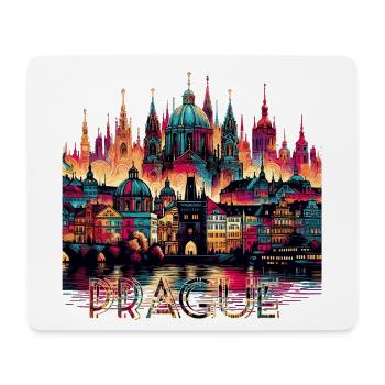 Prague Capital Czech Republic Gift - Mouse Pad (horizontal) - white - Front