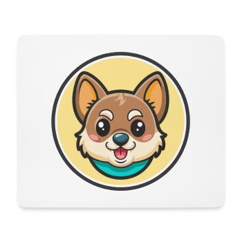 Russische Spielzeug Hund Rasse Lustige Karikatur Kawaii Clipart - Mousepad (Querformat) - Weiß - Vorne