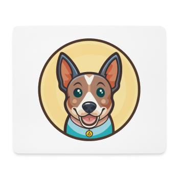 Heiliger Miguel Vieh Hund Rasse Lustige Karikatur Kawaii - Mousepad (Querformat) - Weiß - Vorne