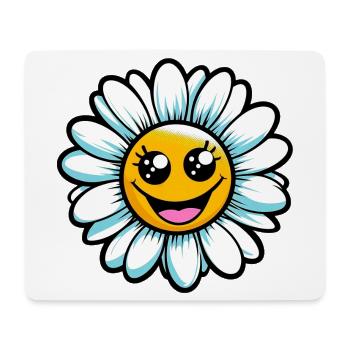 Daisy - Mouse Pad (horizontal) - white - Front