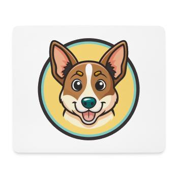 Baum Feist Hund Rasse Karikatur Kawaii Clipart Haustier - Mousepad (Querformat) - Weiß - Vorne