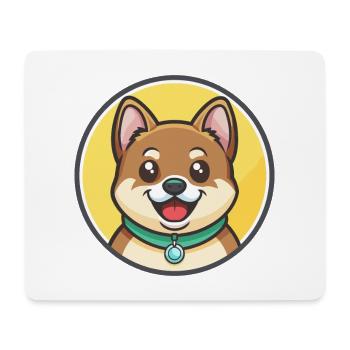 Tang Chien Race Dessin Animé Kawaii Clipart Illustration - Tapis de souris (format paysage) - blanc - Devant