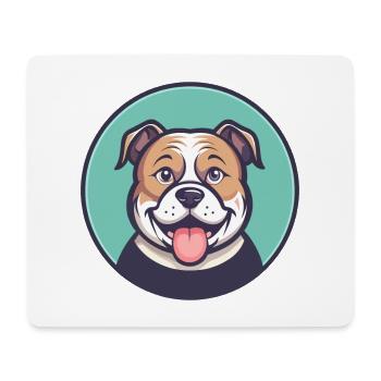 Billy Dog Race Dessin animé Kawaii Clipart Animal de compagnie - Tapis de souris (format paysage) - blanc - Devant