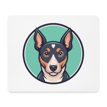 Ca Rater Mallorqui Hunderasse Karikatur Kawaii - Mousepad (Querformat) - Weiß - Vorne