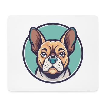 Braque Auvergne Dog Breed Cartoon Kawaii Clipart - Mouse Pad (horizontal) - white - Front