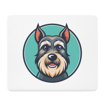 Cesky Terrier Hunderasse Cartoon Kawaii Clipart Haustier - Mousepad (Querformat) - Weiß - Vorne