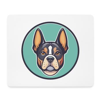 Braque Saint Germain Hunderasse Cartoon Kawaii Haustier - Mousepad (Querformat) - Weiß - Vorne