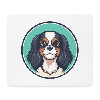 Englisch Spielzeug Spaniel Hund Rasse Lustig Karikatur Kawaii - Mousepad (Querformat) - Weiß - Vorne