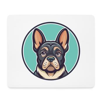 Grand Bleu de Gascogne Race Chien Dessin Animé Kawaii - Tapis de souris (format paysage) - blanc - Devant