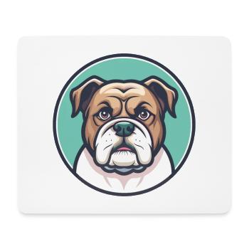 Olde English Bulldogge Dog Breed Cartoon Kawaii - Mouse Pad (horizontal) - white - Front