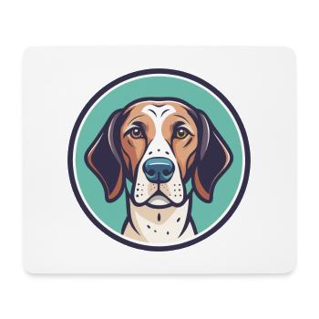 Old Spanish Pointer Dog Breed Funny Cartoon Kawaii - Mouse Pad (horizontal) - white - Front