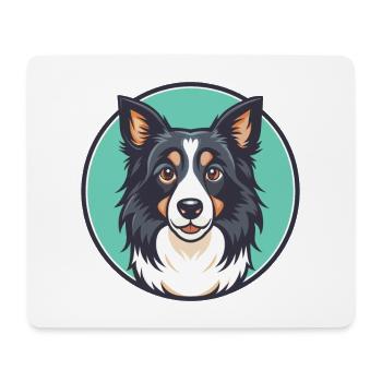 Patagonian Sheepdog Dog Breed Funny Cartoon Kawaii - Mouse Pad (horizontal) - white - Front
