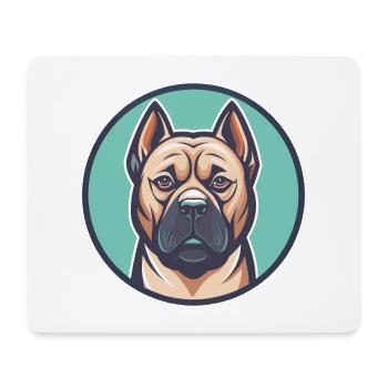 Presa Canario Chien Race Dessin animé Kawaii Clipart Animal de compagnie - Tapis de souris (format paysage) - blanc - Devant