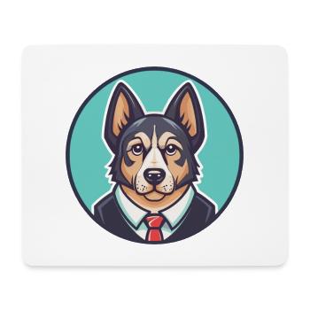 Schillertovare, Hunderasse, Karikatur, Kawaii, Clipart - Mousepad (Querformat) - Weiß - Vorne