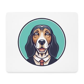 Transylvanian Hound Dog Breed Funny Cartoon Kawaii - Mouse Pad (horizontal) - white - Front