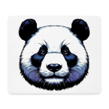 Panda - Mousepad (Querformat) - Weiß - Vorne