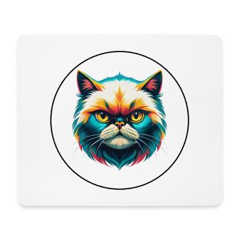 Colorpoint Chat Persan Race Dessin Animé Kawaii Animal - Tapis de souris (format paysage) - blanc - Devant