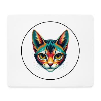Pixie Bob Cat Breed Cartoon Kawaii Animal Pet - Mouse Pad (horizontal) - white - Front