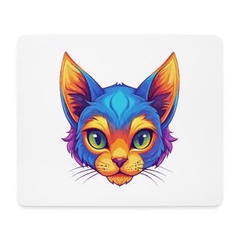 Pixie Bob Cat Breed Cartoon Kawaii Animal Pet - Mouse Pad (horizontal) - white - Front