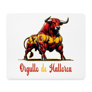 The pride Mallorca flag design - Mouse Pad (horizontal) - white - Front