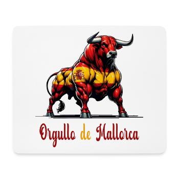 The pride Mallorca flag design - Mouse Pad (horizontal) - white - Front