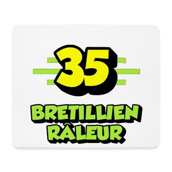 Bretillien râleur - Tapis de souris (format paysage) - blanc - Devant
