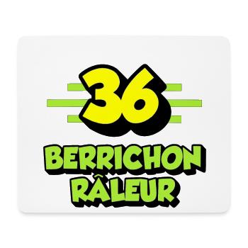 Berrichon râleur - Tapis de souris (format paysage) - blanc - Devant