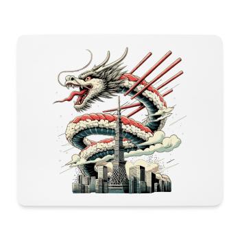 Sushi Dragon Tokyo Gift - Mouse Pad (horizontal) - white - Front