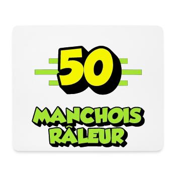 Manchois râleur - Tapis de souris (format paysage) - blanc - Devant