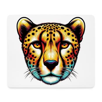 Cheetah - Mouse Pad (horizontal) - white - Front