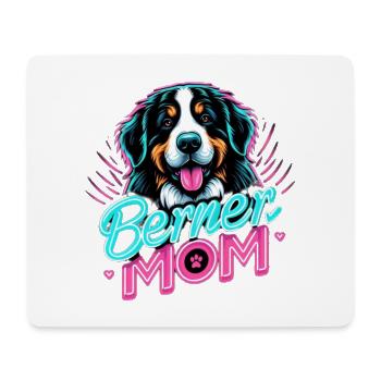 Berner Sennenhund - Mousepad (Querformat) - Weiß - Vorne