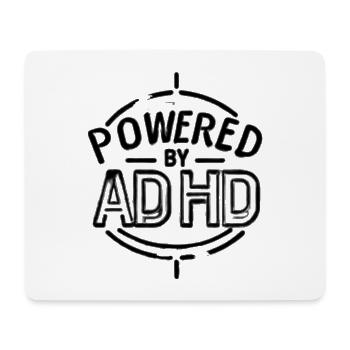 ADHS - Mousepad (Querformat) - Weiß - Vorne