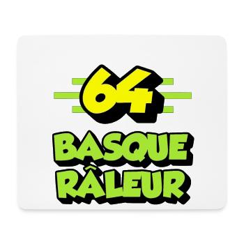 basque râleur - Tapis de souris (format paysage) - blanc - Devant
