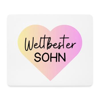 Weltbester Sohn - Mousepad (Querformat) - Weiß - Vorne